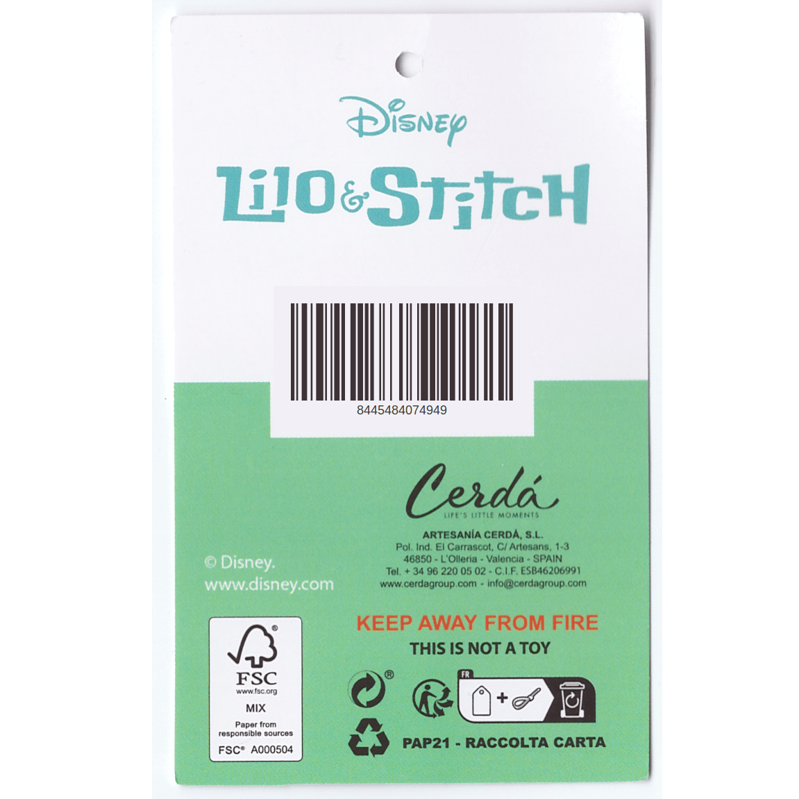 ACCESORIOS PELO ELASTICOS 8 PIEZAS STITCH - ILUSION SHOP