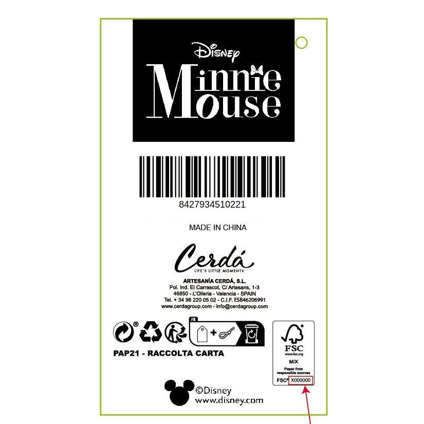 BOLSA SHOPPING TRANSPARENTE MINNIE - ILUSION SHOP