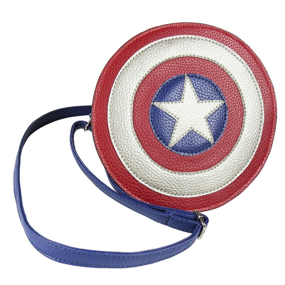 BOLSO BANDOLERA POLIPIEL AVENGERS 18X18X5CM - ILUSION SHOP