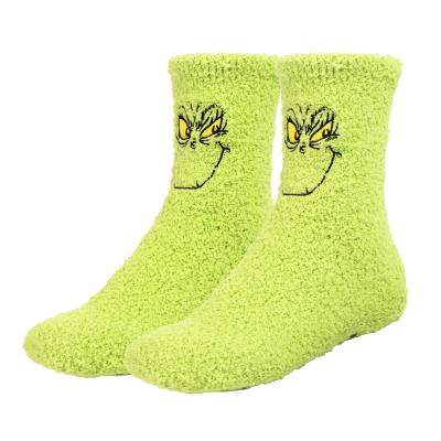 CALCETIN ANTIDESLIZANTE NAVIDEÑO THE GRINCH - ILUSION SHOP