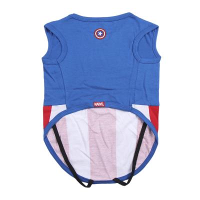 CAMISETA PARA PERRO SINGLE JERSEY AVENGERS CAPITAN AMERICA - ILUSION SHOP