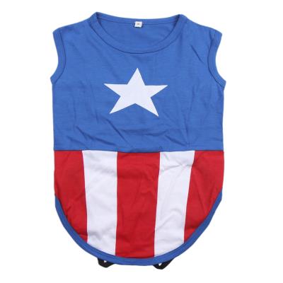 CAMISETA PARA PERRO SINGLE JERSEY AVENGERS CAPITAN AMERICA - ILUSION SHOP