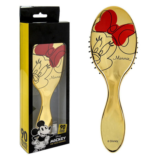 CEPILLO CABELLO MINNIE DORADO CAJA REGALO - ILUSION SHOP