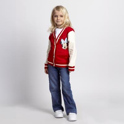 CHAQUETA COTTON BRUSHED BASEBALL MINNIE - ILUSION SHOP