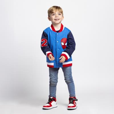 CHAQUETA COTTON BRUSHED BASEBALL SPIDERMAN - ILUSION SHOP