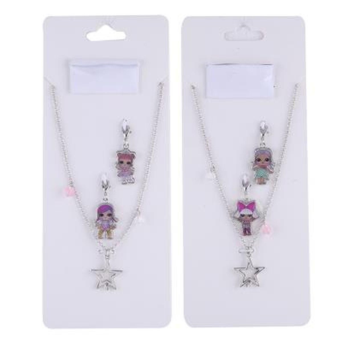 COLLAR METLICO CON CHARMS PARA COLGAR LOL SURPRISE - ILUSION SHOP