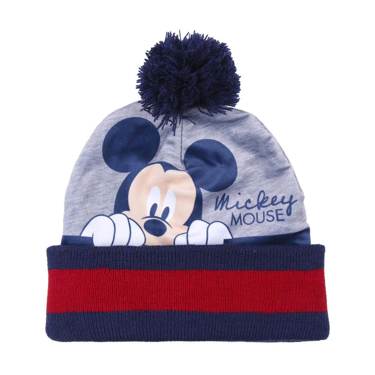 CONJUNTO 3 PIEZAS MICKEY GUANTES, GORRO Y BRAGA - ILUSION SHOP