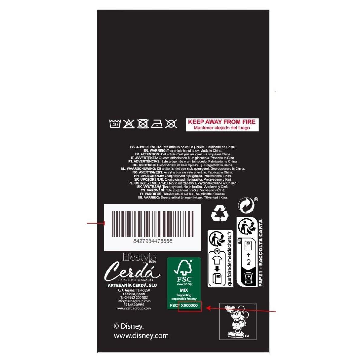 DELANTAL IMPERMEABLE MICKEY 29X50X02CM