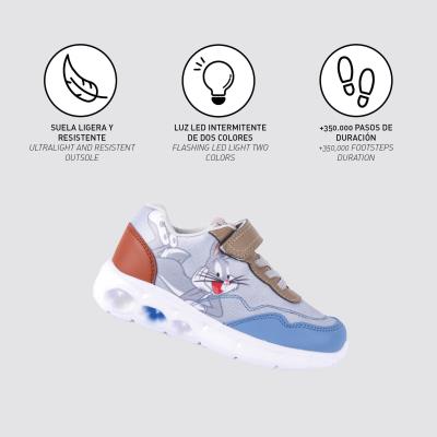 DEPORTIVA SUELA LIGERA EVA CON LUCES LOONEY TUNES - ILUSION SHOP
