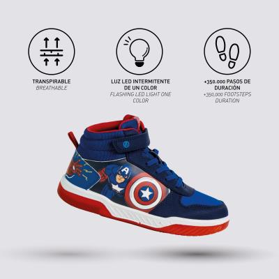 DEPORTIVA SUELA PVC CON LUCES AVENGERS - ILUSION SHOP
