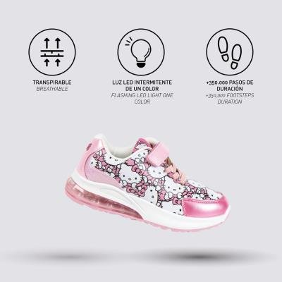 DEPORTIVA SUELA PVC CON LUCES HELLO KITTY - ILUSION SHOP