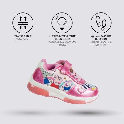 DEPORTIVA SUELA PVC CON LUCES PEPPA PIG - ILUSION SHOP