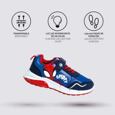 DEPORTIVA SUELA PVC CON LUCES SPIDEY - ILUSION SHOP