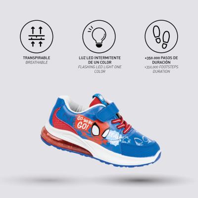 DEPORTIVA SUELA PVC CON LUCES SPIDEY - ILUSION SHOP