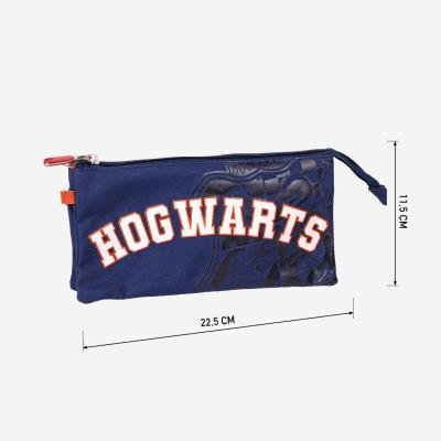 ESTUCHE PORTATODO 3 COMPARTIMENTOS HARRY POTTER - ILUSION SHOP