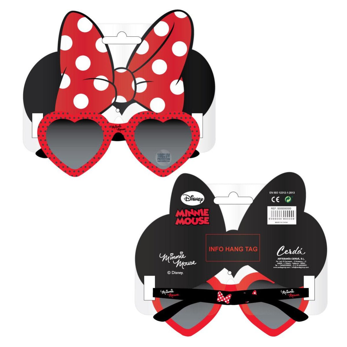 GAFAS DE SOL MINNIE DISNEY 100% PROTECCIÓN UV - ILUSION SHOP