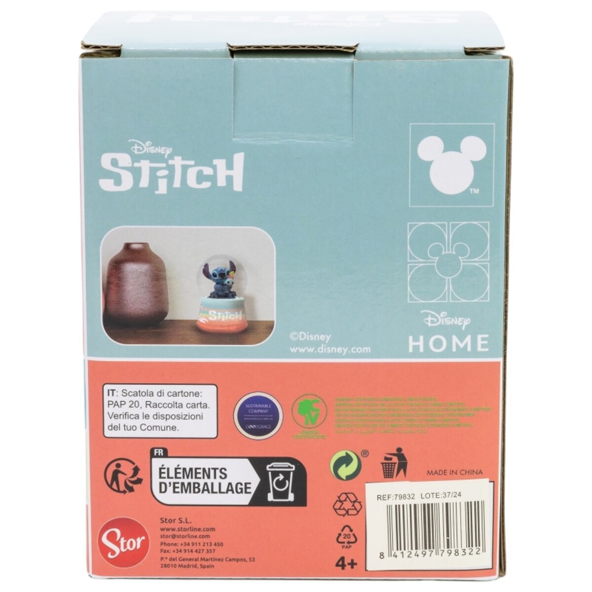 GLOBO DE NIEVE STITCH - ILUSION SHOP