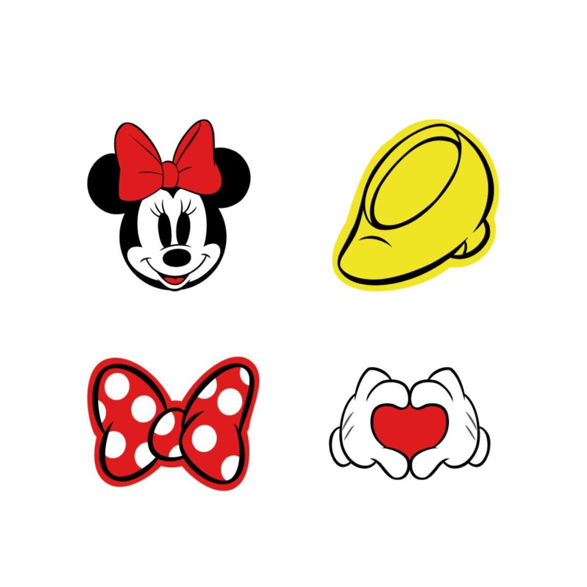 GOMA DE BORRAR PACK x 4 MINNIE - ILUSION SHOP