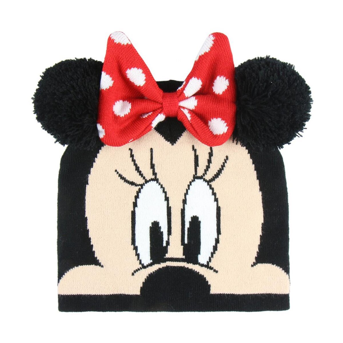 GORRO POMPOM CON APLICACION MINNIE DISNEY PREMIUM - ILUSION SHOP
