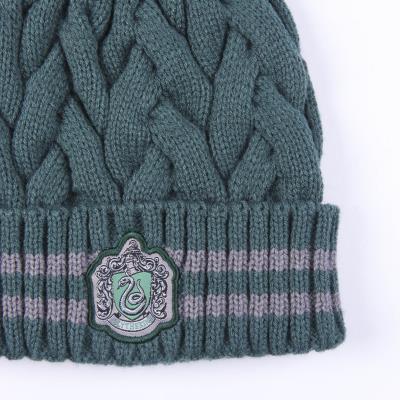 GORRO TRICOT POMPOM HARRY POTTER SLYTHERIN - ILUSION SHOP