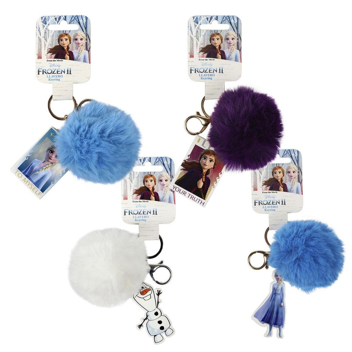 LLAVERO POMPOM FROZEN 2 - ILUSION SHOP