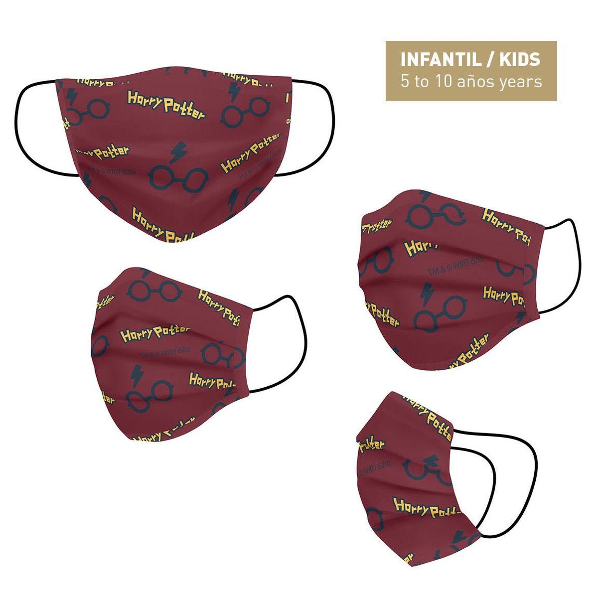 MASCARILLA ADULTO HOMOLOGADA HARRY POTTER - ILUSION SHOP