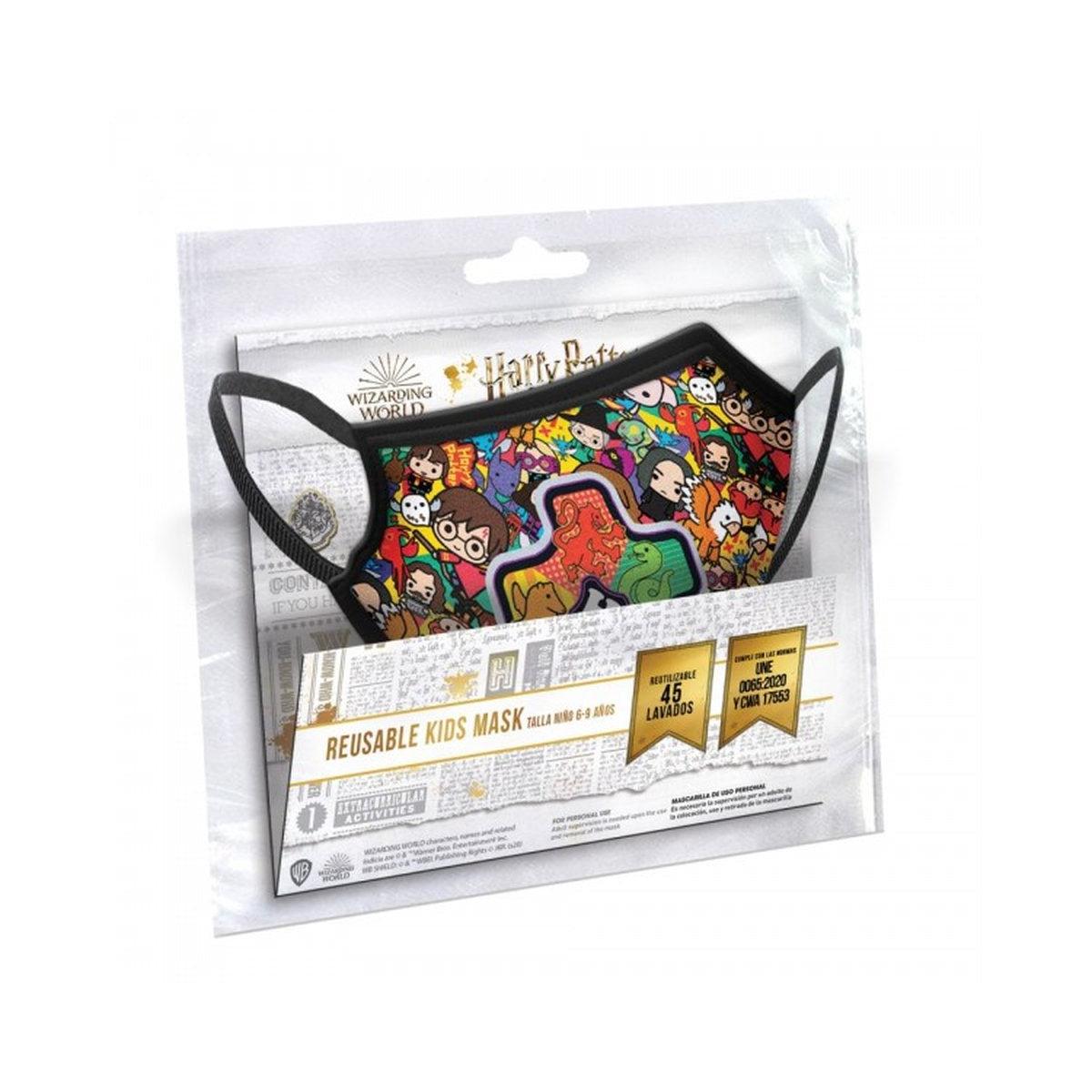 MASCARILLA INFANTIL 7 - 13 AÑOS HARRY POTTER 45LAVAD - ILUSION SHOP