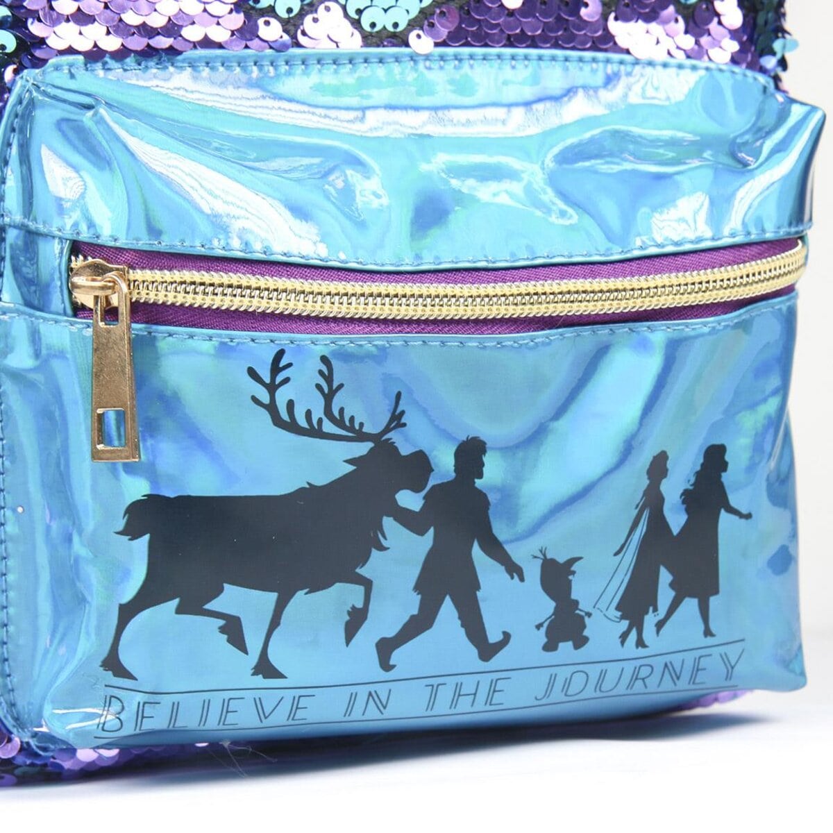 MOCHILA CASUAL LENTEJUELAS FROZEN 2 - ILUSION SHOP