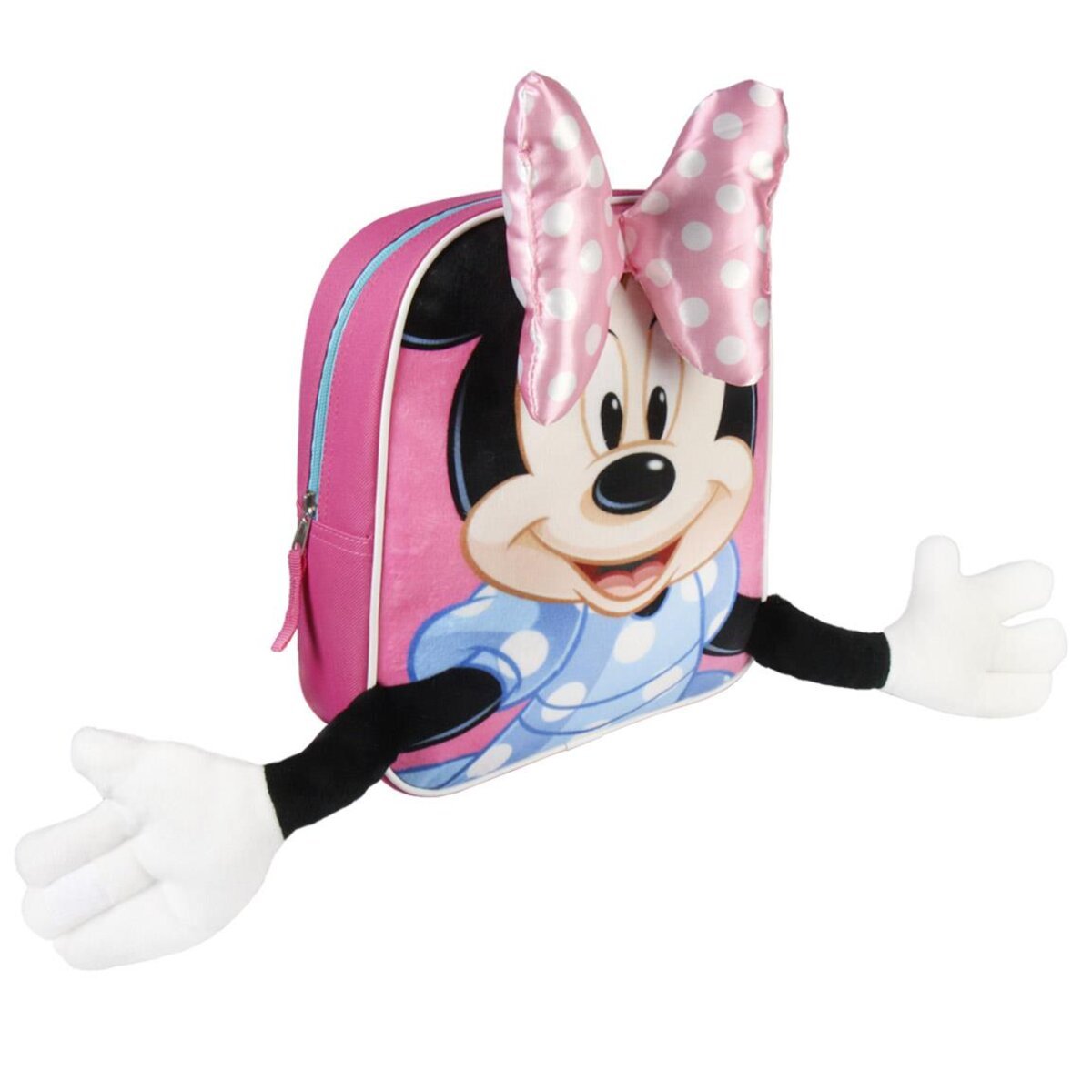 MOCHILA GUARDERIA MINNIE DISNEY PELUCHE 3D PRE - ILUSION SHOP