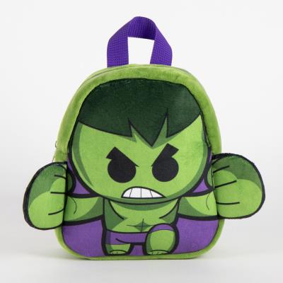 MOCHILA GUARDERIA PERSONAJE PELUCHE AVENGERS HULK - ILUSION SHOP