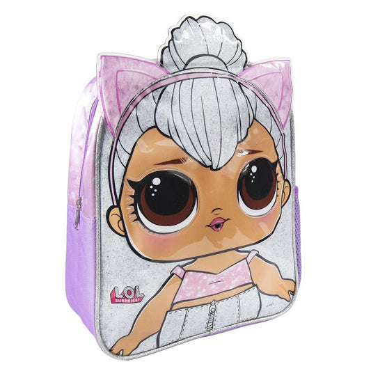 MOCHILA INFANTIL 3D LOL SURPRISE BRILLO - ILUSION SHOP