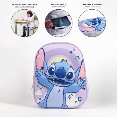 MOCHILA INFANTIL 3D STITCH - ILUSION SHOP