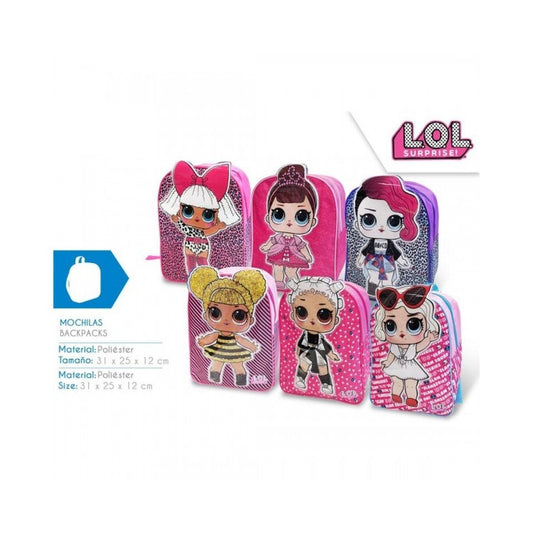 MOCHILA INFANTIL 3D SURTIDA LOL SURPRISE - ILUSION SHOP