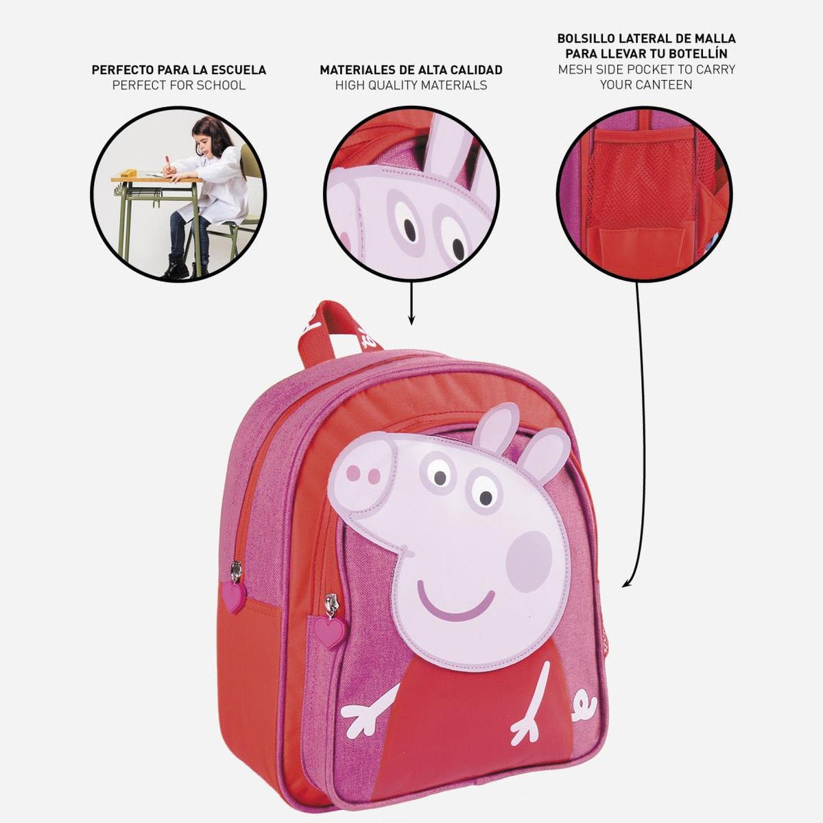 MOCHILA INFANTIL PEPPA PIG