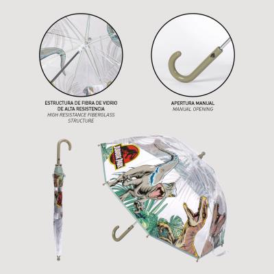 PARAGUAS MANUAL POE BURBUJA JURASSIC PARK - ILUSION SHOP