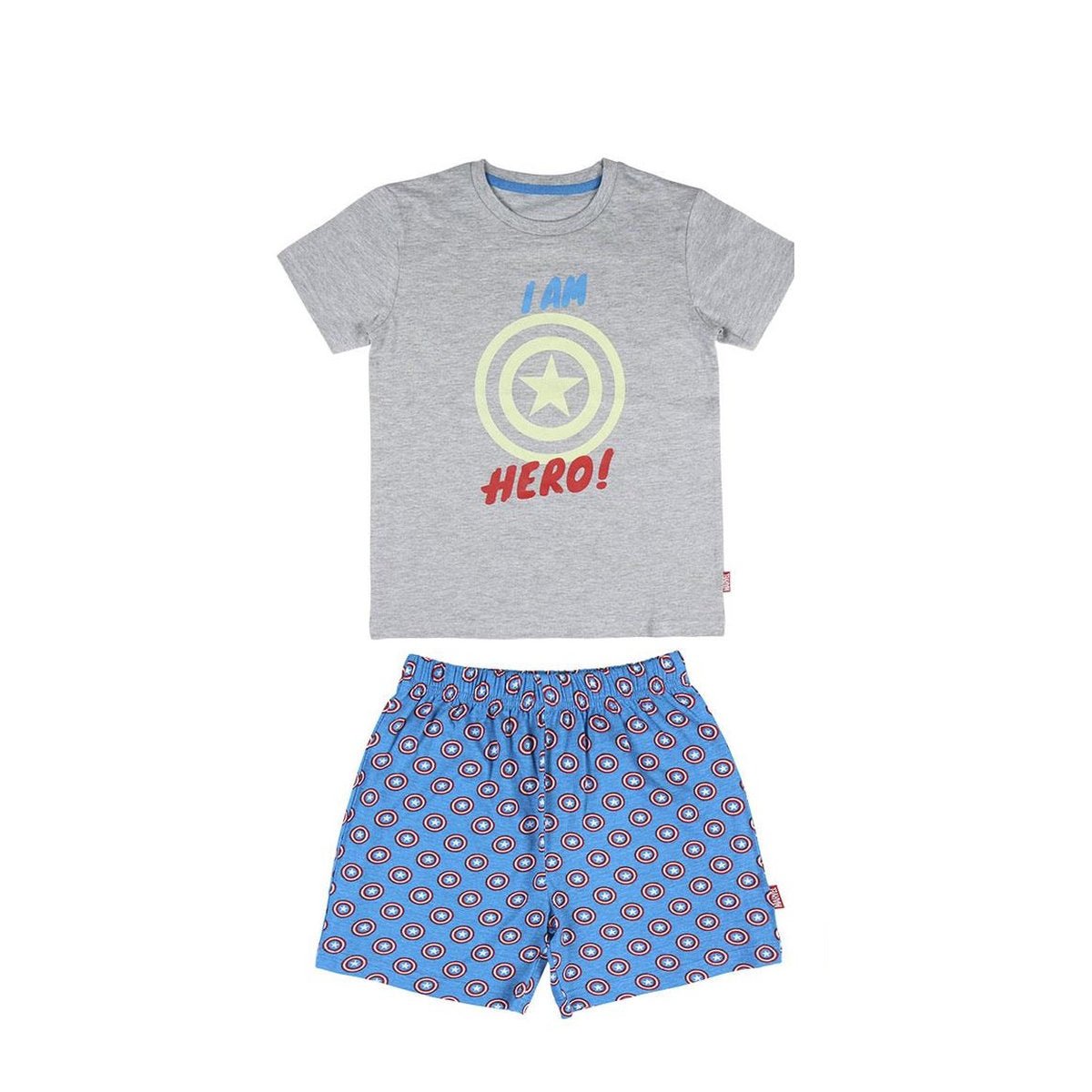 PIJAMA CORTO SINGLE JERSEY AVENGERS - ILUSION SHOP