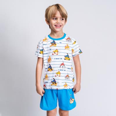 PIJAMA CORTO SINGLE JERSEY PUNTO PAW PATROL - ILUSION SHOP