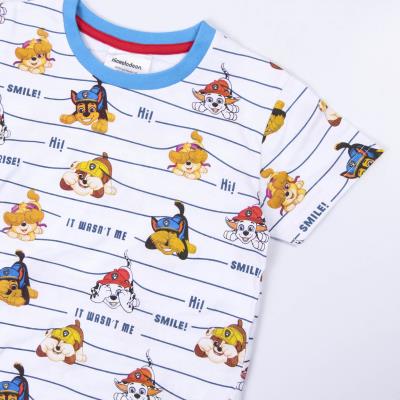 PIJAMA CORTO SINGLE JERSEY PUNTO PAW PATROL - ILUSION SHOP