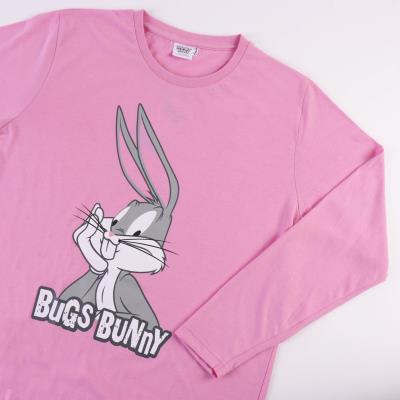 PIJAMA LARGO SINGLE JERSEY LOONEY TUNES - ILUSION SHOP