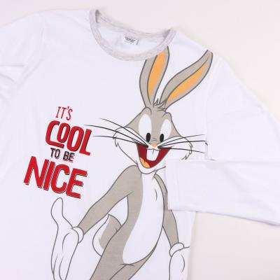 PIJAMA LARGO SINGLE JERSEY LOONEY TUNES - ILUSION SHOP