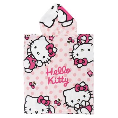 PONCHO MICROFIBRA HELLO KITTY - ILUSION SHOP