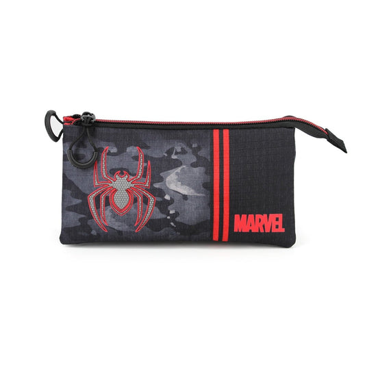 PORTATODO TRIPLE HS DARK SPIDERMAN - ILUSION SHOP