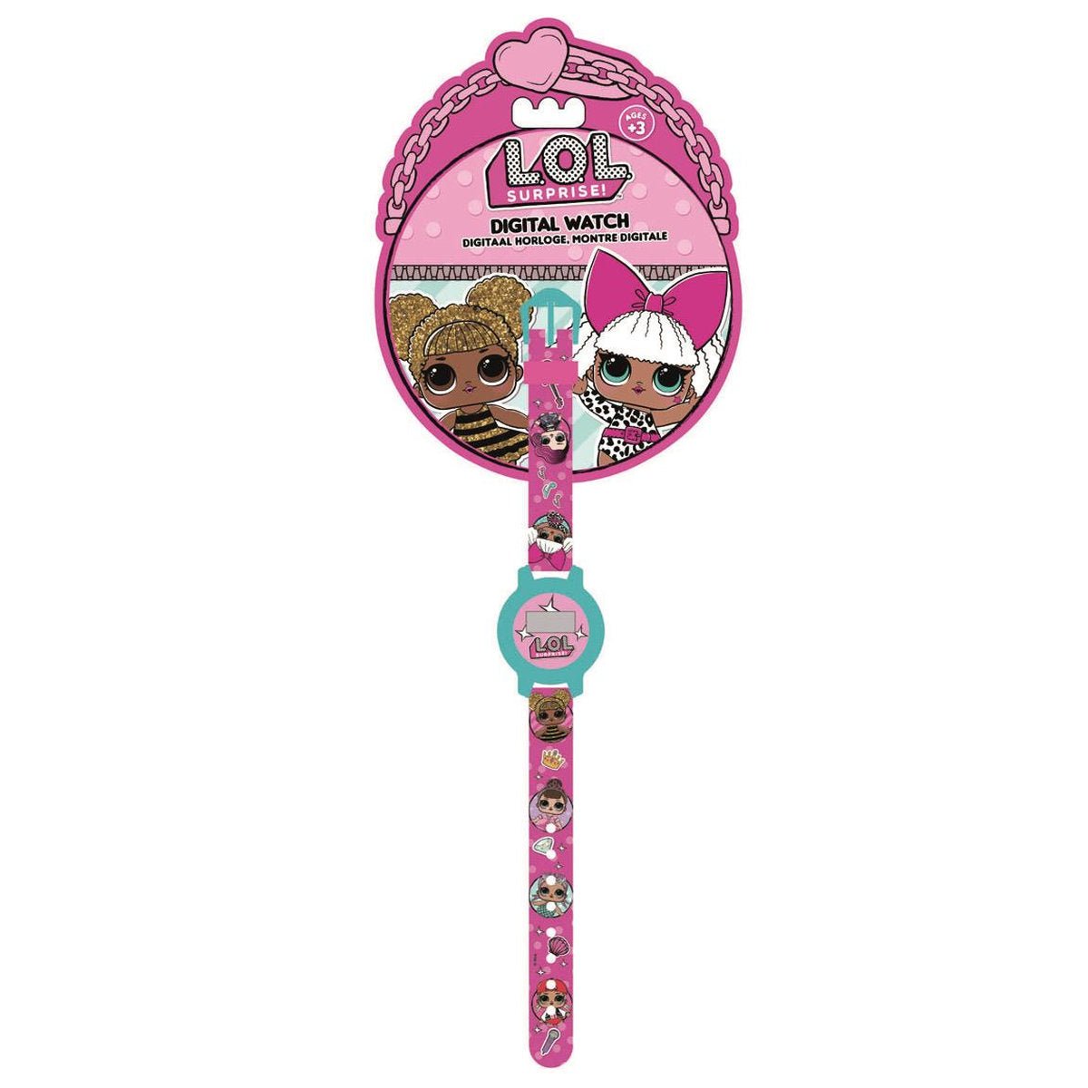 RELOJ DIGITAL EN BLISTER LOL SURPRISE MODA - ILUSION SHOP