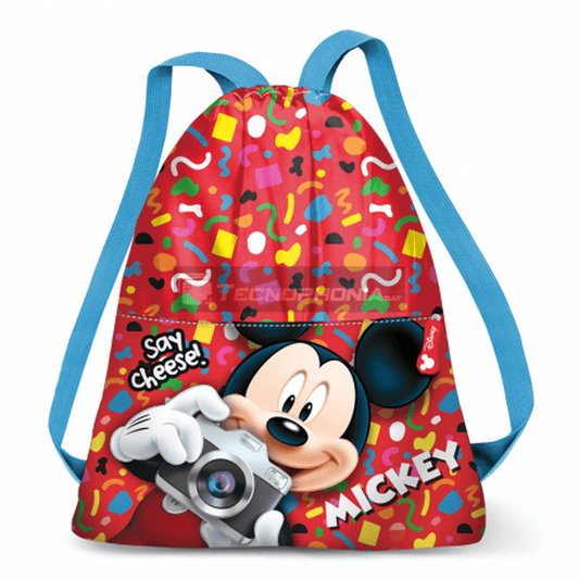 SACO MOCHILA STRAP MICKEY MOUSE DISNEY - ILUSION SHOP