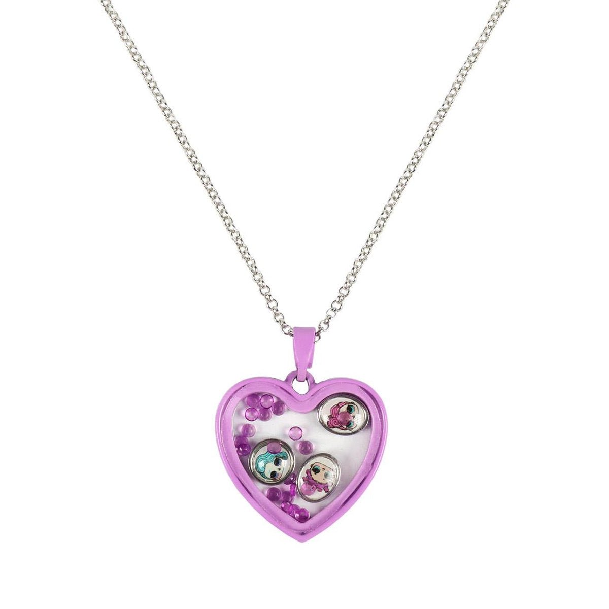 SET COLLAR CON COLGANTE CON CHARMS LOL SURPRISE - ILUSION SHOP