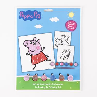 SET DE PAPELERÍA COLOREABLE PEPPA PIG - ILUSION SHOP
