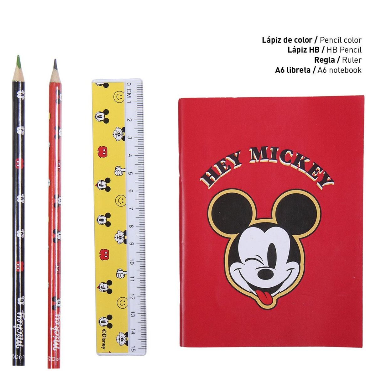 SET DE PAPELERIA ESCOLAR MICKEY - ILUSION SHOP