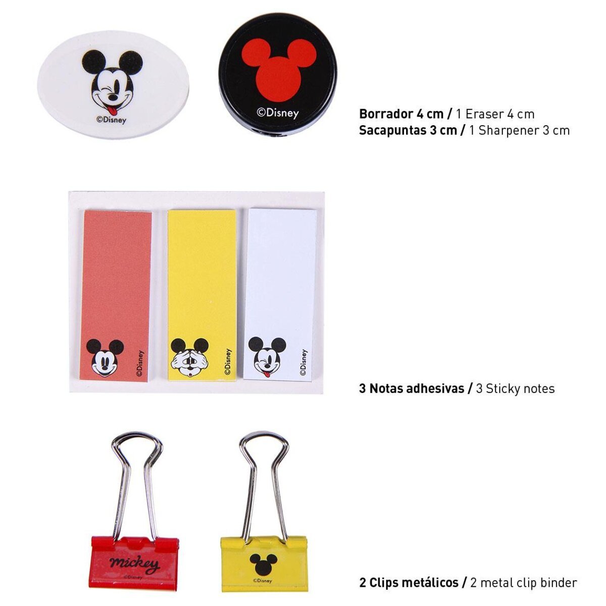 SET DE PAPELERIA ESCOLAR MICKEY - ILUSION SHOP