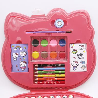 SET PAPELERÍA COLOREABLE CAJA HELLO KITTY - ILUSION SHOP
