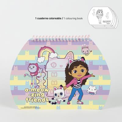 SET PAPELERÍA COLOREABLE MALETÍN GABBY´S DOLLHOUSE - ILUSION SHOP